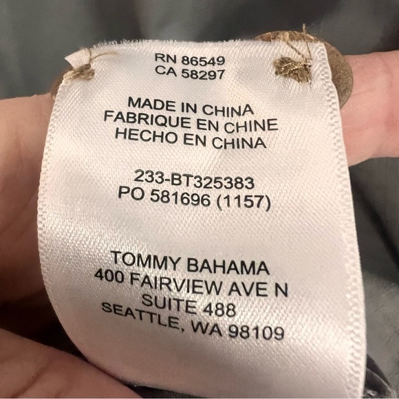 NWT Tommy Bahama Coastal Breeze Check Dockside Grey Island Zone Button Down 3XLT - Picture 12 of 12